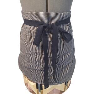Chef Works Portland Half Bistro Apron Food Service Small Ink Stains